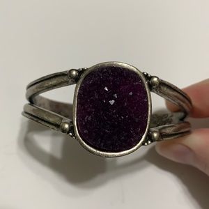 * Lucky brand druzy cuff bracelet